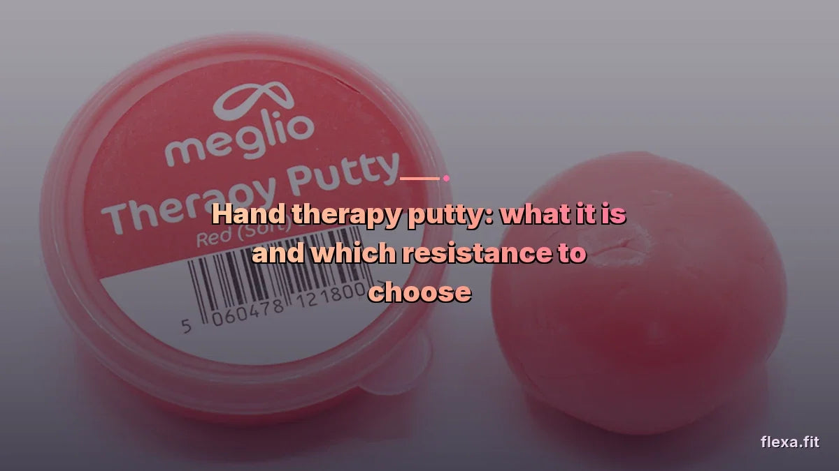 Hand therapy putty: what it is and which resistance to choose