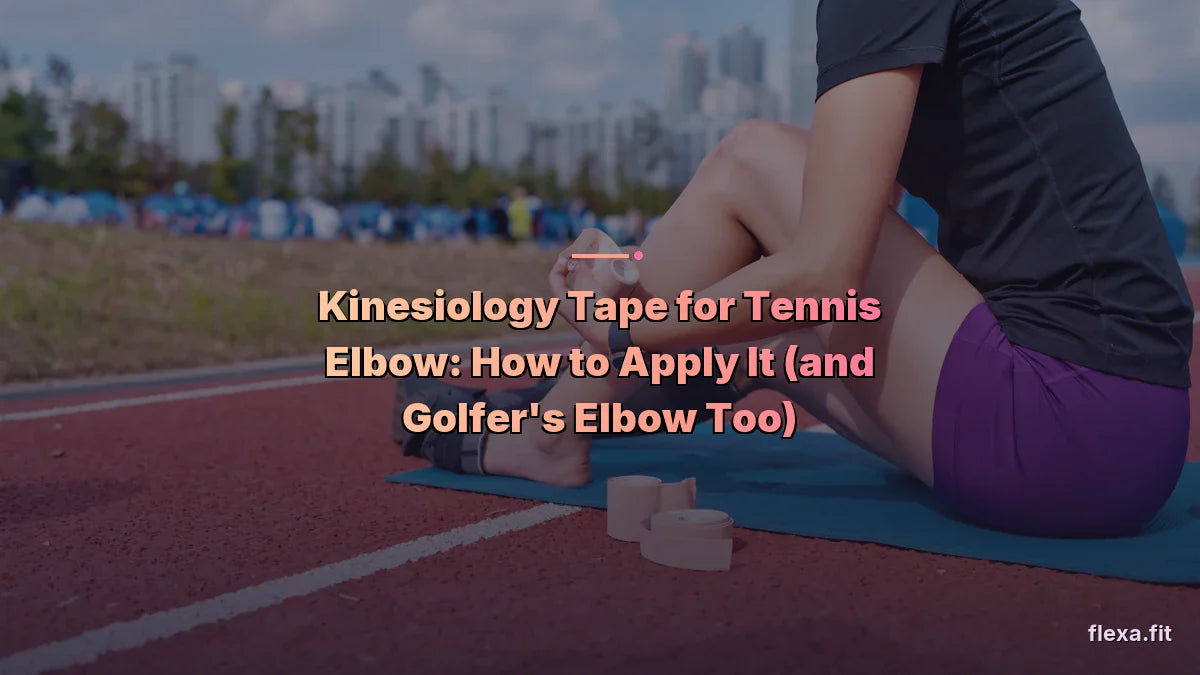 Kinesiology Tape for Tennis Elbow: How to Apply It (and Golfer's Elbow Too)