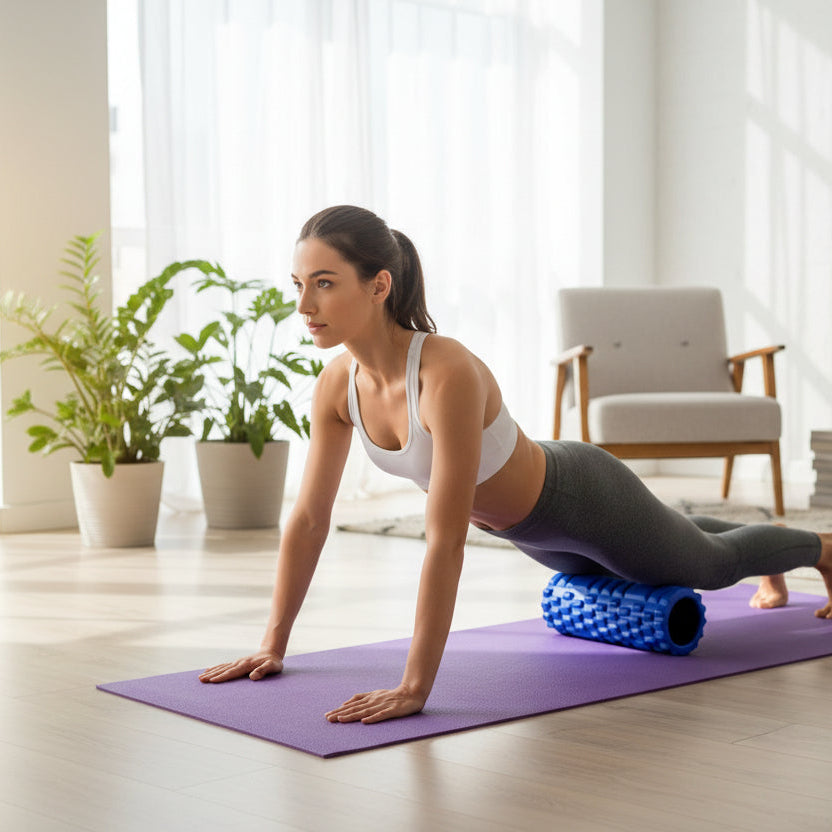 Grid Foam Roller Blue