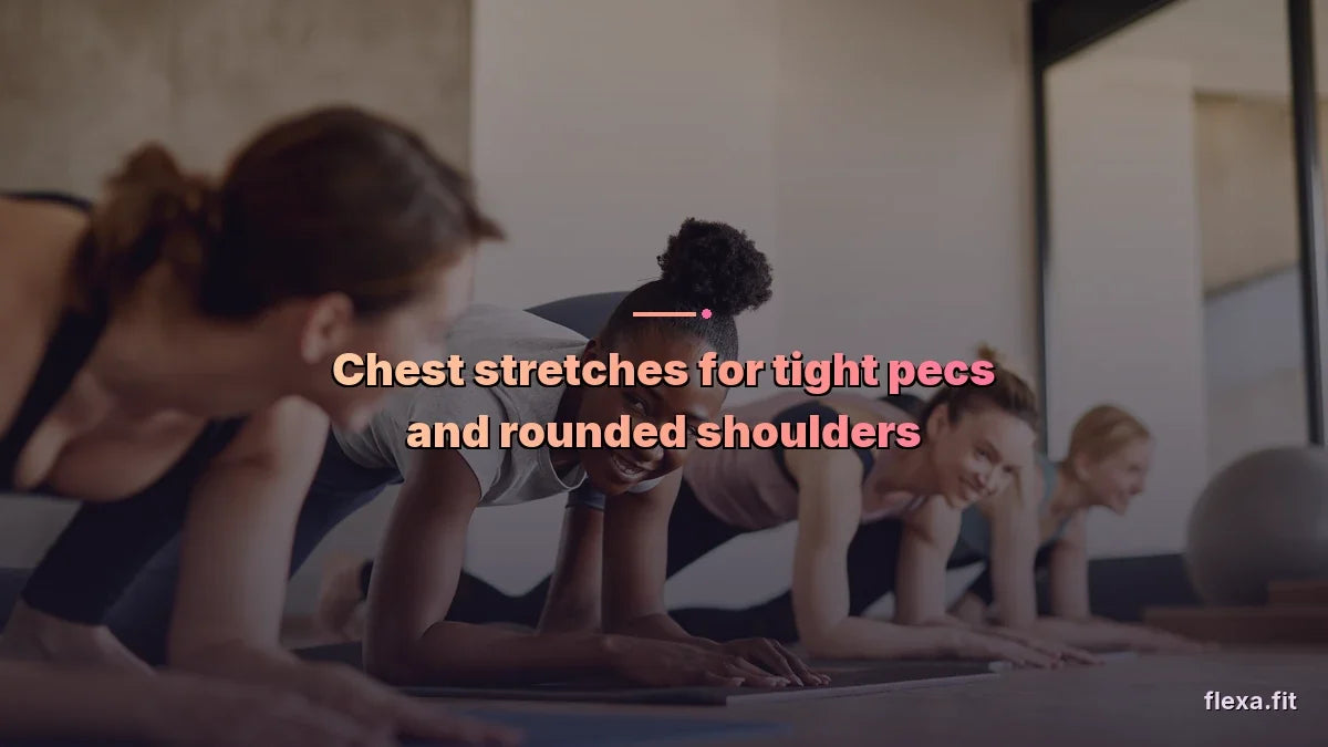 Chest stretches for tight pecs and rounded shoulders