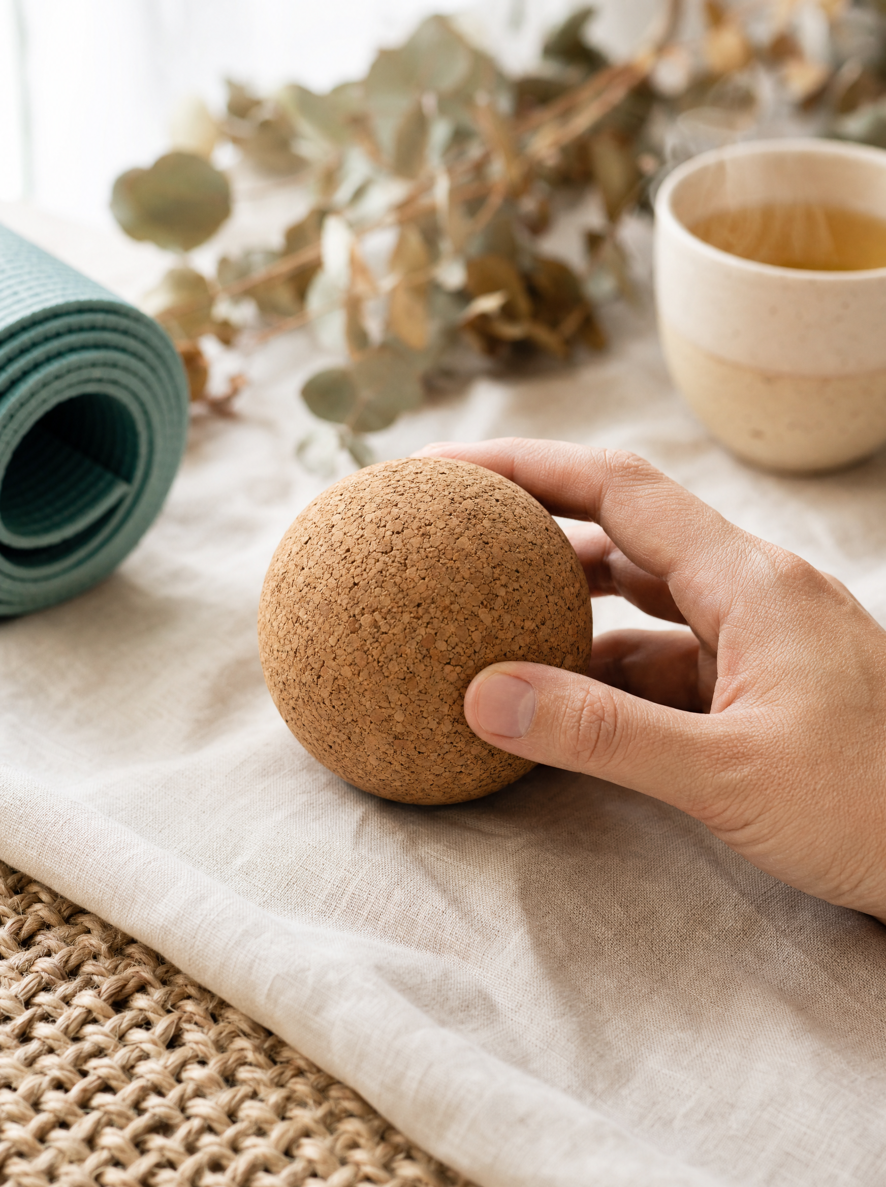How to Use a Cork Massage Ball for Recovery