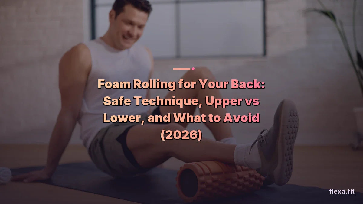 Foam Rolling for Your Back: Safe Technique, Upper vs Lower, and What to Avoid (2026)