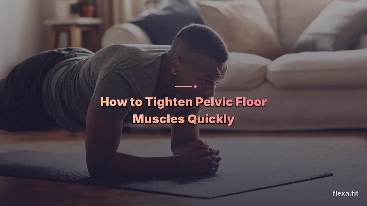 How to Tighten Pelvic Floor Muscles Quickly (and What Genuinely Takes Time)