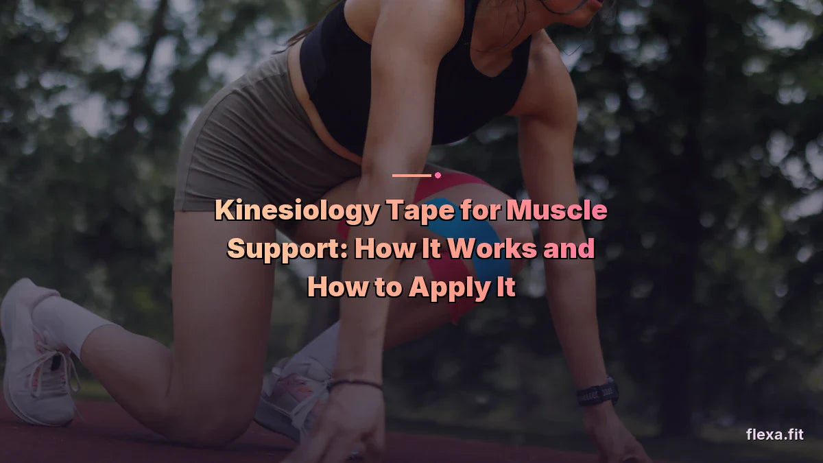 Kinesiology Tape for Muscle Support: How It Works and How to Apply It