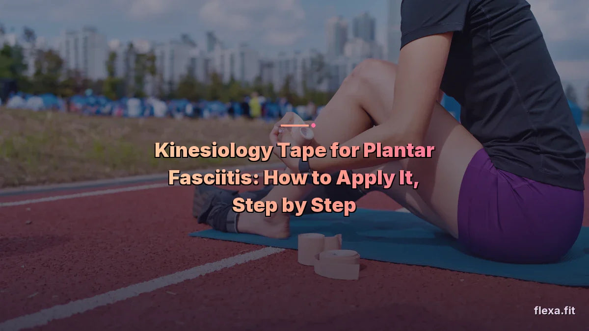 Kinesiology Tape for Plantar Fasciitis: How to Apply It, Step by Step