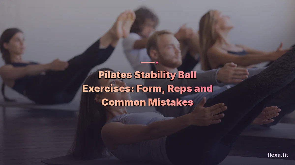 Pilates Stability Ball Exercises: Form, Reps and Common Mistakes