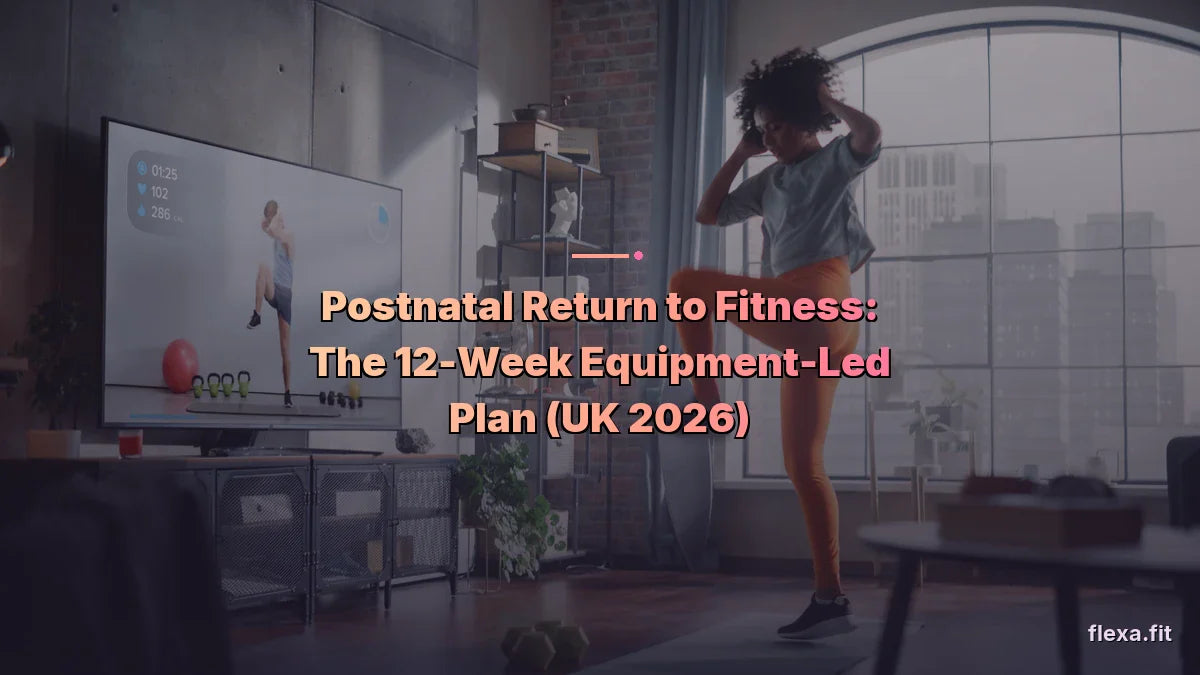 Postnatal Return to Fitness: The 12-Week Equipment-Led Plan (UK 2026)