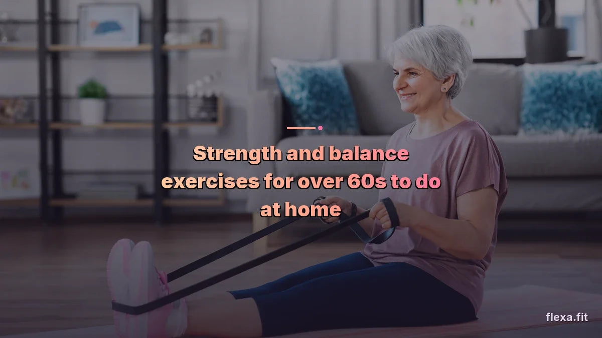 Strength and balance exercises for over 60s to do at home