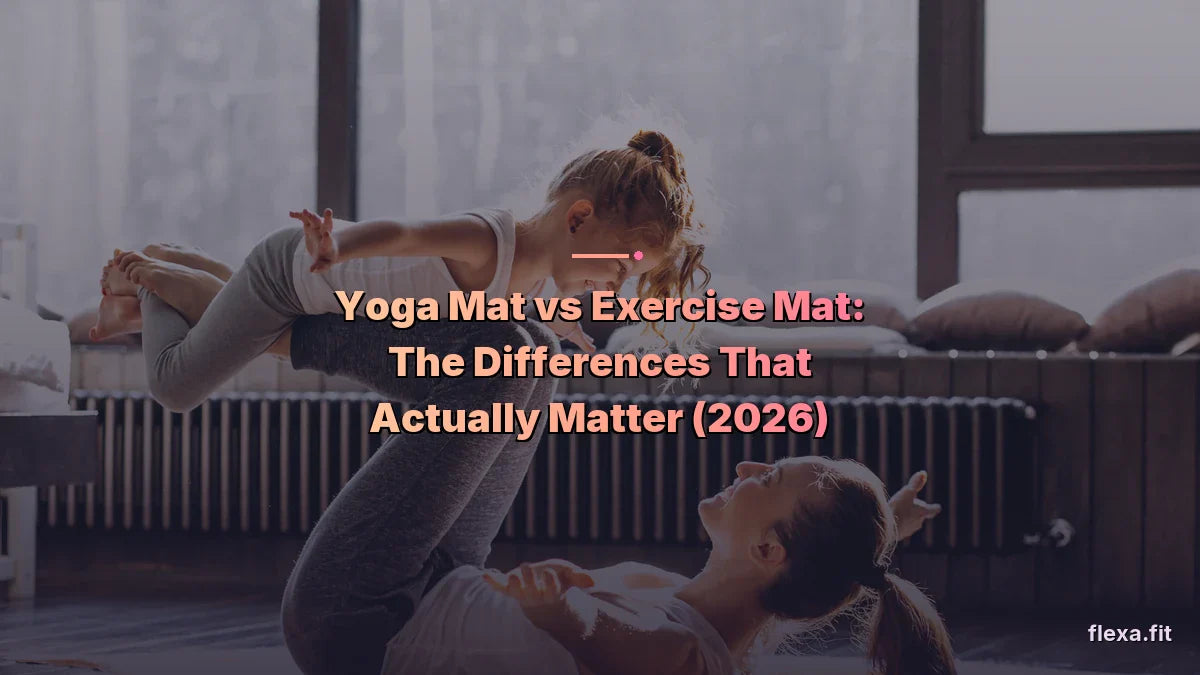Yoga Mat vs Exercise Mat: The Differences That Actually Matter (2026)