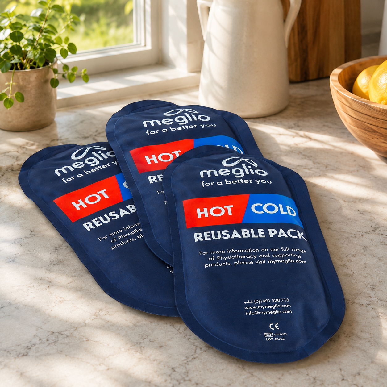 Hot And Cold Pack 3-Pack (Reusable)