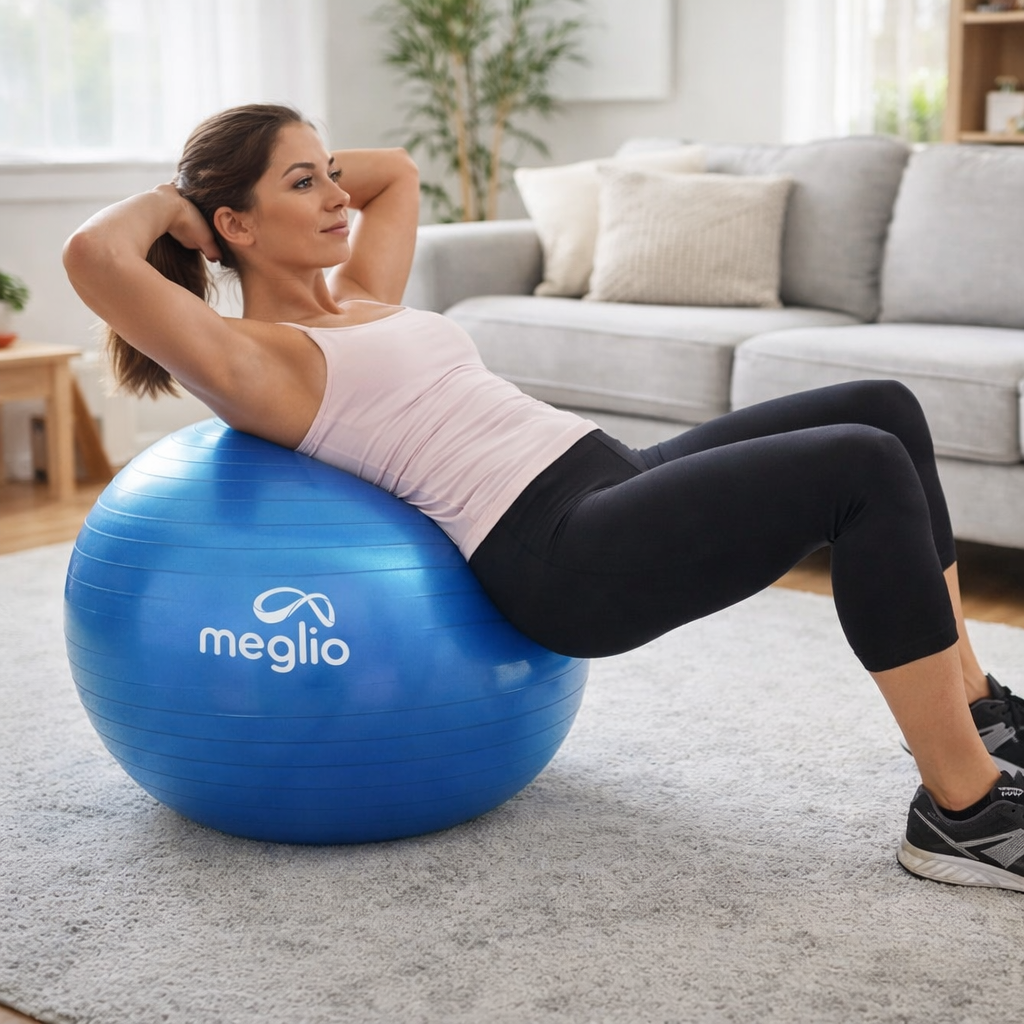 Anti-Burst Gym Ball (Pump Included)